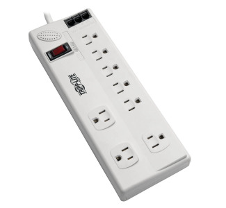 8-Outlet Surge Protector with DSL/Phone Line/Modem Surge Protection  3150 Joules, 6 ft. Cord