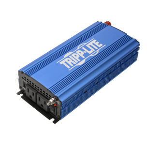 750W Light-Duty Compact Power Inverter with 2 AC/1 USB - 2.0A/Battery Cables, Mobile