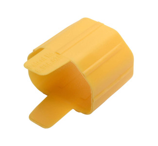 Plug-Lock Inserts (C13 power cord to C14 outlet), Yellow, 100 pack