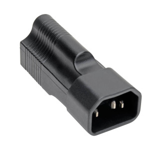 NEMA 5-15R to C14 Power Cord Adapter - 10A, 125V, Black