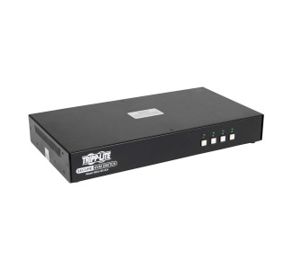 Secure KVM Switch, HDMI to DisplayPort - 4-Port, 4K, NIAP PP3.0 Certified, Audio, CAC, Single Monitor