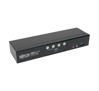 4-Port HDMI/USB KVM Switch with Audio/Video and USB Peripheral Sharing