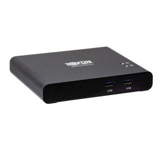 2-Port USB-C KVM Dock - 4K HDMI, USB 3.2 Gen 1, USB-A Hub, Remote Selector, 85W PD Charging, Black