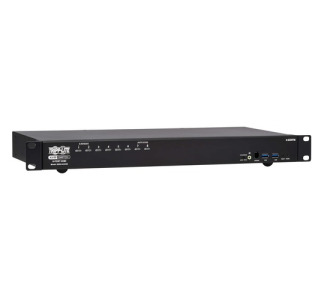 8-Port 4K HDMI/USB KVM Switch - 4K 60 Hz Video/Audio, USB Peripheral Sharing, 1U Rack-Mount