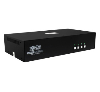 Secure KVM Switch, 4-Port, Dual Head, HDMI to HDMI, 4K, NIAP PP4.0, Audio, CAC, TAA