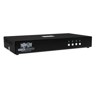 Secure KVM Switch, 4-Port, Single Head, DisplayPort to DisplayPort, 4K, NIAP PP4.0, Audio, TAA