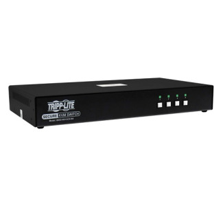 Secure KVM Switch, 4-Port, Single Head, DP to HDMI (x4), 4K, NIAP PP4.0, Audio, CAC, TAA