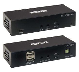 HDMI over Cat6 Extender Kit with KVM Support, 4K 60Hz, 4:4:4, USB/IR, PoC, HDR, HDCP 2.2, 230 ft., TAA