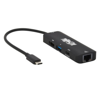 USB-C Multiport Adapter, 4K at 60 Hz HDMI, USB-A, Gigabit Ethernet, 100W PD Charging, HDR, HDCP 2.2
