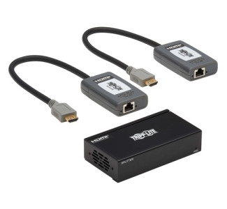 2-Port HDMI over Cat6 Extender Kit, Splitter/2x Pigtail Receivers - 4K 60 Hz, HDR, 4:4:4, PoC, 230 ft. (70.1 m), TAA