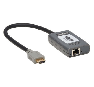 1-Port HDMI over Cat6 Receiver, Pigtail - 4K 60 Hz, HDR, 4:4:4, PoC, HDCP 2.2, 230 ft. (70.1 m), TAA