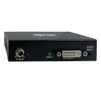 2-Port DVI Splitter with Audio and Signal Booster, Single-Link 1080p at 60 Hz (DVI-D F/2xF), International Plug Adapters, TAA