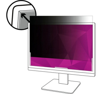 3M High Clarity Privacy Filter Black, Glossy