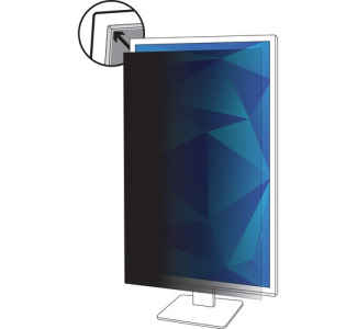 3M Privacy Filter for 25in Portrait Monitor, 16:9, PF250W9P Black, Matte