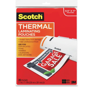 Scotch Thermal Laminating Pouches