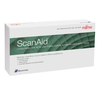 Fujitsu ScanAid Consumable and Cleaning Kit