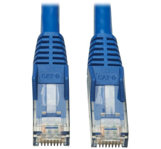 Tripp Lite Cat6 Patch Cable UTP Snagless w/ PoE CMR-LP Blue RJ45 M/M 30ft