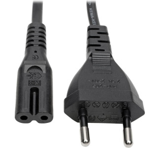 Tripp Lite 2-Prong Europlug Computer Power Cord, 2.5A (C7 to CEE 7/16), 6 f