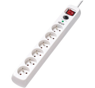 Tripp Lite Surge Protector Power Strip 6-Outlet French Type E 16A 1.8M Cord