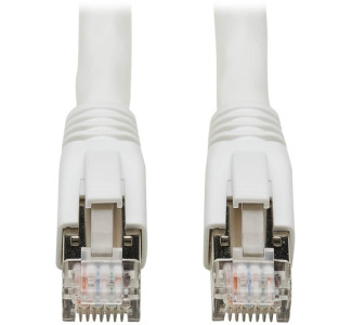 Tripp Lite Cat8 Patch Cable 25G/40G Certified Snagless M/M PoE White 40ft
