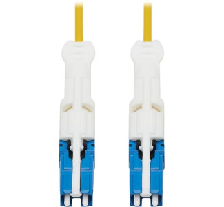 Tripp Lite Duplex Singemode 400Gb Fiber Optic Cable 9/125 OS2 LSZH Yellow 10M
