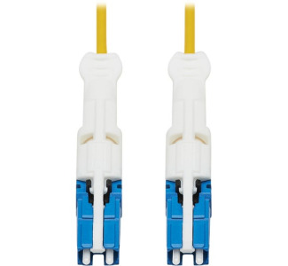 Tripp Lite Duplex Singemode 400Gb Fiber Optic Cable 9/125 OS2 LSZH Yellow 5M