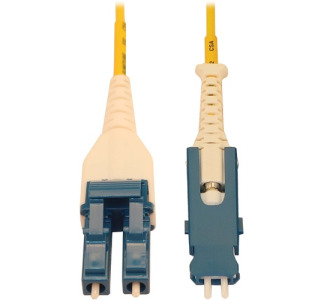 Tripp Lite Fiber Optic Cable 40/100/400G Singlemode 9/125 OS2 Fiber Cable, Yellow, 5 m (16.4 ft.)