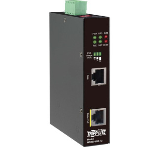 Tripp Lite Gigabit Ethernet PoE Injector Industrial 60W PoE++ IP30 1-Port
