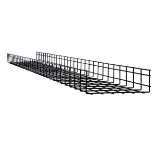 Tripp Lite Wire Mesh Cable Tray - 300 x 100 x 3000 mm (12 in. x 4 in. x 10 ft.), 6 Pack