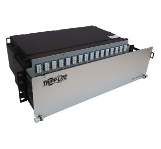 Tripp Lite Preloaded Fiber Panel 3U 48x12F MTP/MPO-APC 4xLC F/F OS2 SMF 5M