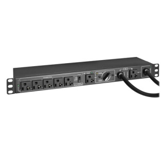 Tripp Lite PDU Hot Swap with Manual Bypass 15A 6 5-20R 2 5-20P Inputs 1URM