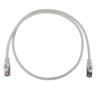 Tripp Lite Cat6a 10G Snagless Shielded Slim STP Ethernet Cable (RJ45 M/M), PoE, White, 3 ft. (0.9 m)