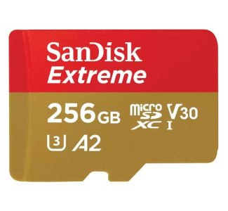 SanDisk Extreme 256 GB Class 3/UHS-I (U3) V30 microSDXC