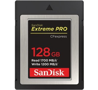 SanDisk Extreme PRO 128 GB CFexpress Card Type B - 1 Pack