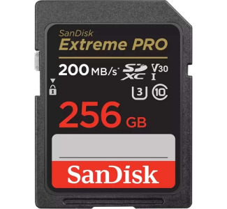 SanDisk Extreme PRO 256 GB Class 3/UHS-I (U3) V30 SDXC