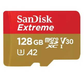 SanDisk Extreme 128 GB Class 3/UHS-I (U3) V30 microSDXC