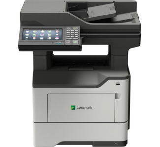 Lexmark MX620 MX622ade Laser Multifunction Printer-Monochrome-Copier/Fax/Scanner-50 ppm Mono Print-1200x1200 Print-Automatic Duplex Print-175000 Pages Monthly-650 sheets Input-Color Scanner-1200 Optical Scan-Monochrome Fax-Gigabit Ethernet