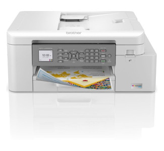 Brother INKvestment Tank MFC-J4335DW Inkjet Multifunction Printer-Color-Copier/Fax/Scanner-4800x1200 dpi Print-Automatic Duplex Print-30000 Pages-150 sheets Input-Color Flatbed Scanner-2400 dpi Optical Scan-Wireless LAN-Mopria-Brother Mobile Connect