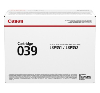 Canon 039 Original Laser Toner Cartridge - Black - 1 Pack