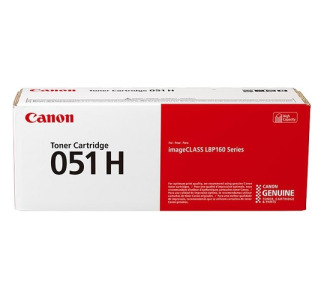 Canon 051 H Original High Yield Laser Toner Cartridge - Black Pack