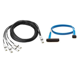 HPE StoreEver 4m Mini SAS (SFF-8088) LTO Drive Cable for 1U Rack Mount Kit