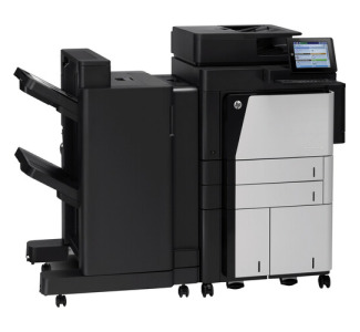 HP LaserJet M830Z Laser Multifunction Printer-Monochrome-Copier/Fax/Scanner-55 ppm Mono Print-1200 Print-Automatic Duplex Print-300000 Pages Monthly-4600 sheets Input-Color Scanner-600 Optical Scan-Monochrome Fax-Gigabit Ethernet Ethernet