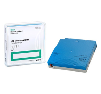 HPE LTO Ultrium 5 WORM Data Cartridge with Barcode Labeling