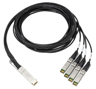 HPE 100Gb QSFP28 to 4x25Gb SFP28 3m Direct Attach Copper Cable