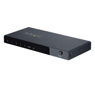 StarTech.com 4-Port 8K HDMI Switch, HDMI 2.1 Switcher 4K 120Hz HDR10+, 8K 60Hz UHD, HDMI Switch 4 In 1 Out, Auto/Manual Source Switching