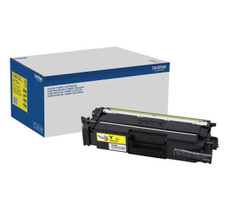 Brother TN810XLY Original High Yield Laser Toner Cartridge - Yellow - 1 Each