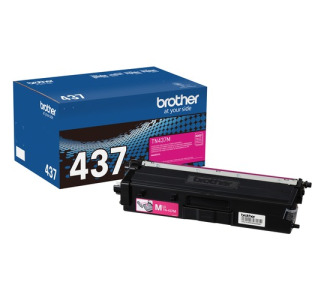 Brother TN437M Original Ultra High Yield Laser Toner Cartridge - Magenta - 1 Each