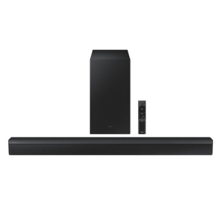 Samsung HW-B450 2.1 Bluetooth Sound Bar Speaker - 300 W RMS - Black