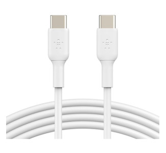 Belkin BOOST↑CHARGE USB-C to USB-C Cable (2m / 6.6ft, White)