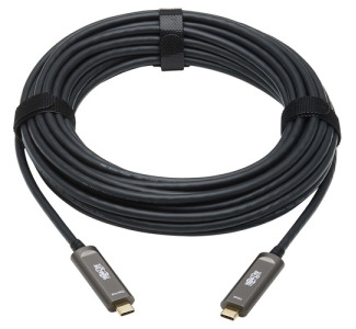 Tripp Lite USB 3.2 Gen 2 Fiber Active Optical Cable, M/M, 10 m (33 ft.)
